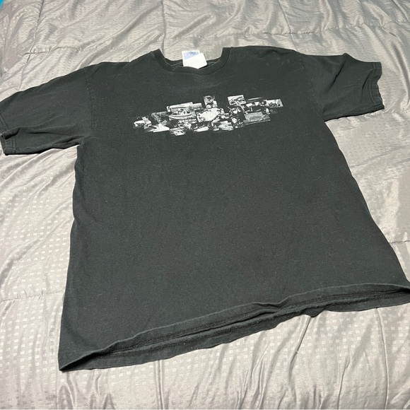 FAIR DISCOLORED Hanson Underneath Tour Photo Collage Black Shirt Size Medium - Picture 1 of 12